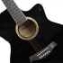 Guitarra Electroacústica para Diestros con Funda Color Negro GUI002 Guitarra Electroacústica para Diestros con Funda Color Negro GUI002
