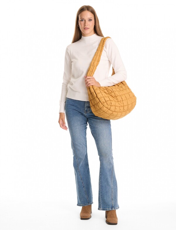 Bolso Capitoneado MOSTAZA