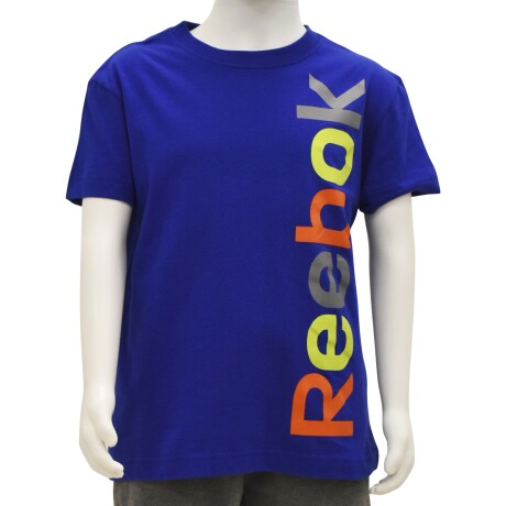Remera Reebok B RBK GR Deportiva Casual Para Niños y Jóvenes Azul