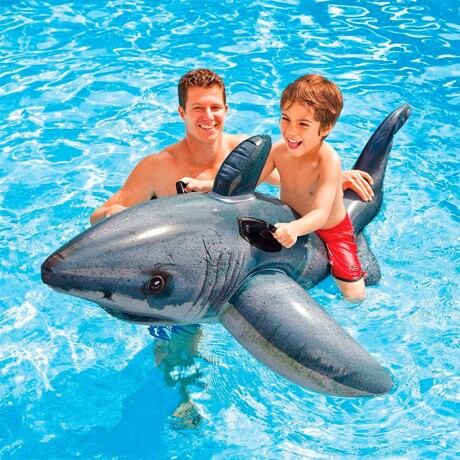 Inflable Intex Para Piscina Playa Tiburon Montable Inx057525
