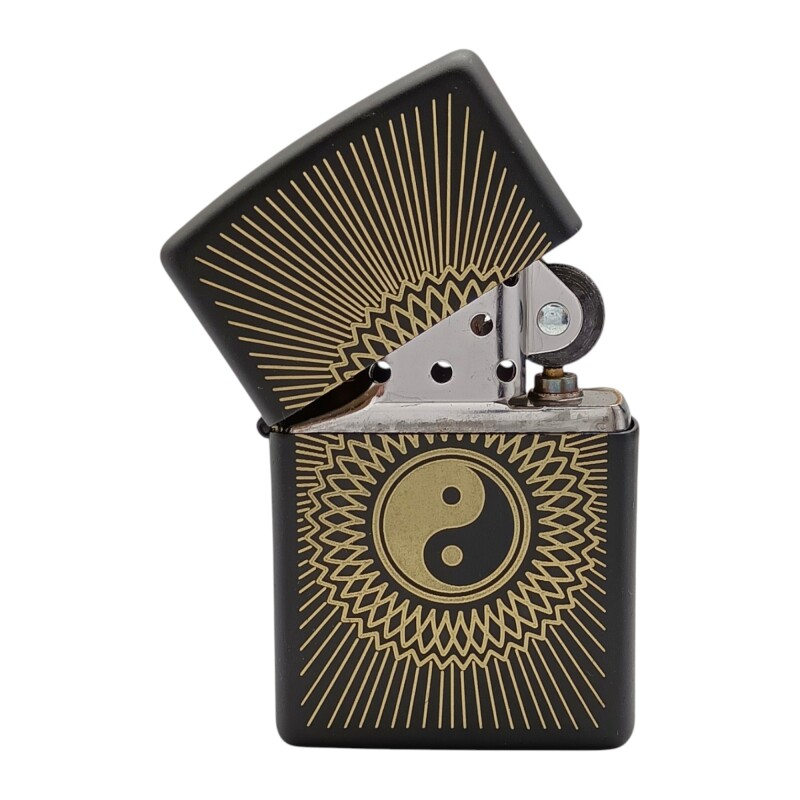 Encendedor ZIPPO 29423 Ying Yang 2 - ZP294221 negrocombinado