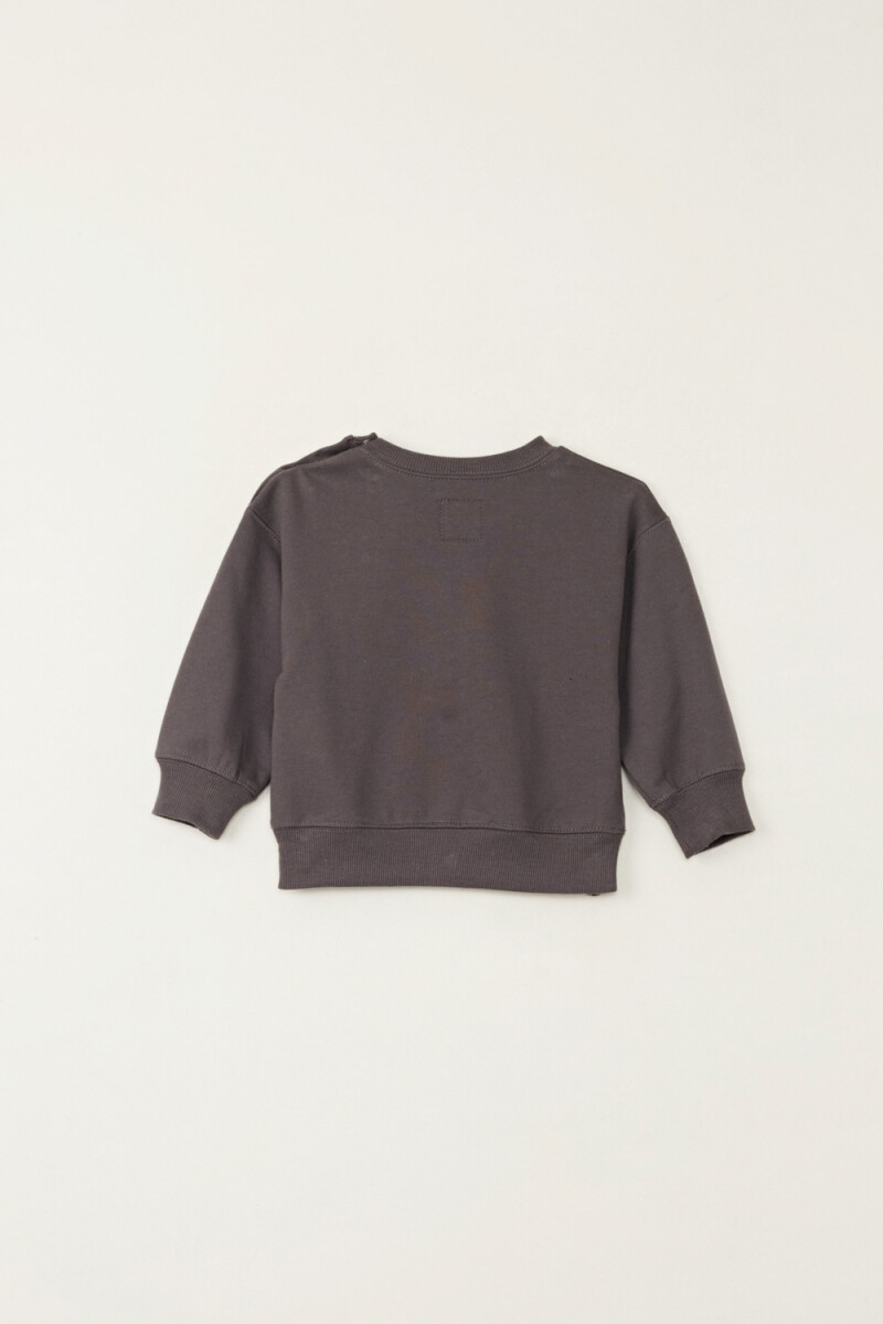 Canguro deportivo estampa Gris Oscuro
