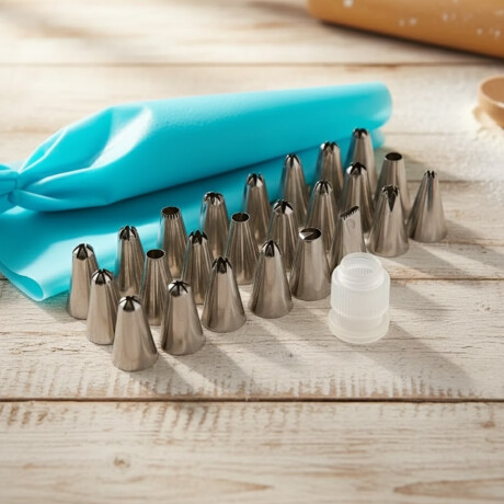 Manga repostera con 23 punteros AZUL