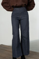 PANTALON P219/25 CON VISTA INTERNA EN CINTURA NERVADURA DELANTERA Y BOL PLAQUE TRASERO Azul
