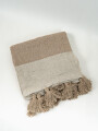 Manta Borlas Beige