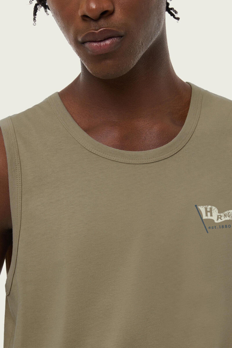 Musculosa Hering 4ADD Verde-seco
