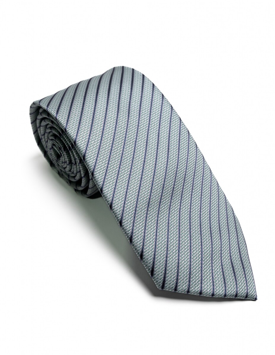 Corbata 8 cm - VERDE RAYA 