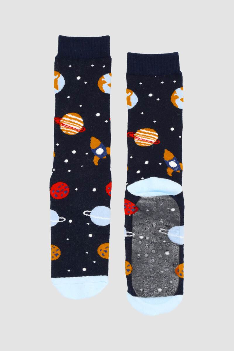 Medias kids con antideslizante de goma en planta Combinacion 5