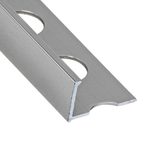 Perfil Aluminio En L 10Mm 2.6 Mts Plata Brillo Alumacer 000