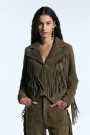 CAMPERA SUEDE VERSOVIA Verde Oliva