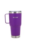 Vaso térmico doble capa de acero 900ML Violeta