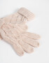 Guantes Infantiles Guantes Infantiles Trenzado Rosa - Rosa Claro
