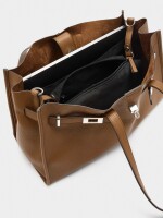 Bolso Para Portátil 13" Con Bolso Removible camel