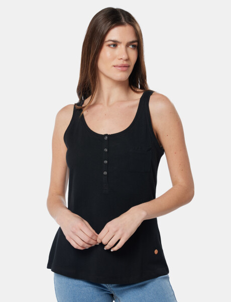 MUSCULOSA LISA Negro