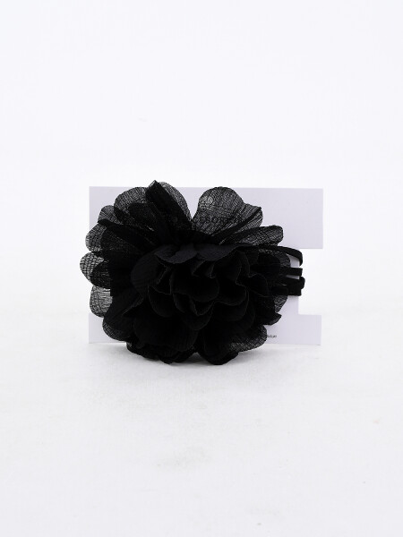 COLLAR FLOR NEGRO