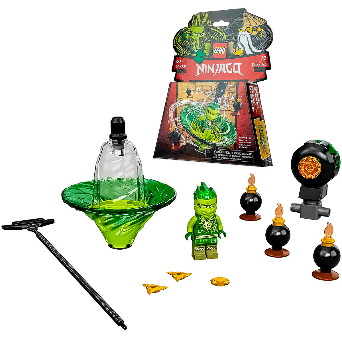 Lego Ninjago Entrenamiento Ninja Giratorio 32 piezas 