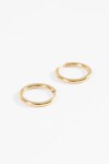 Aros acero small dorado