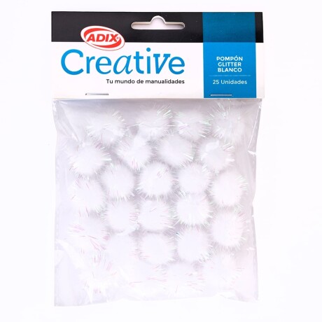 Confetti Creative Pompon Blanco x 25 Confetti Creative Pompon Blanco x 25