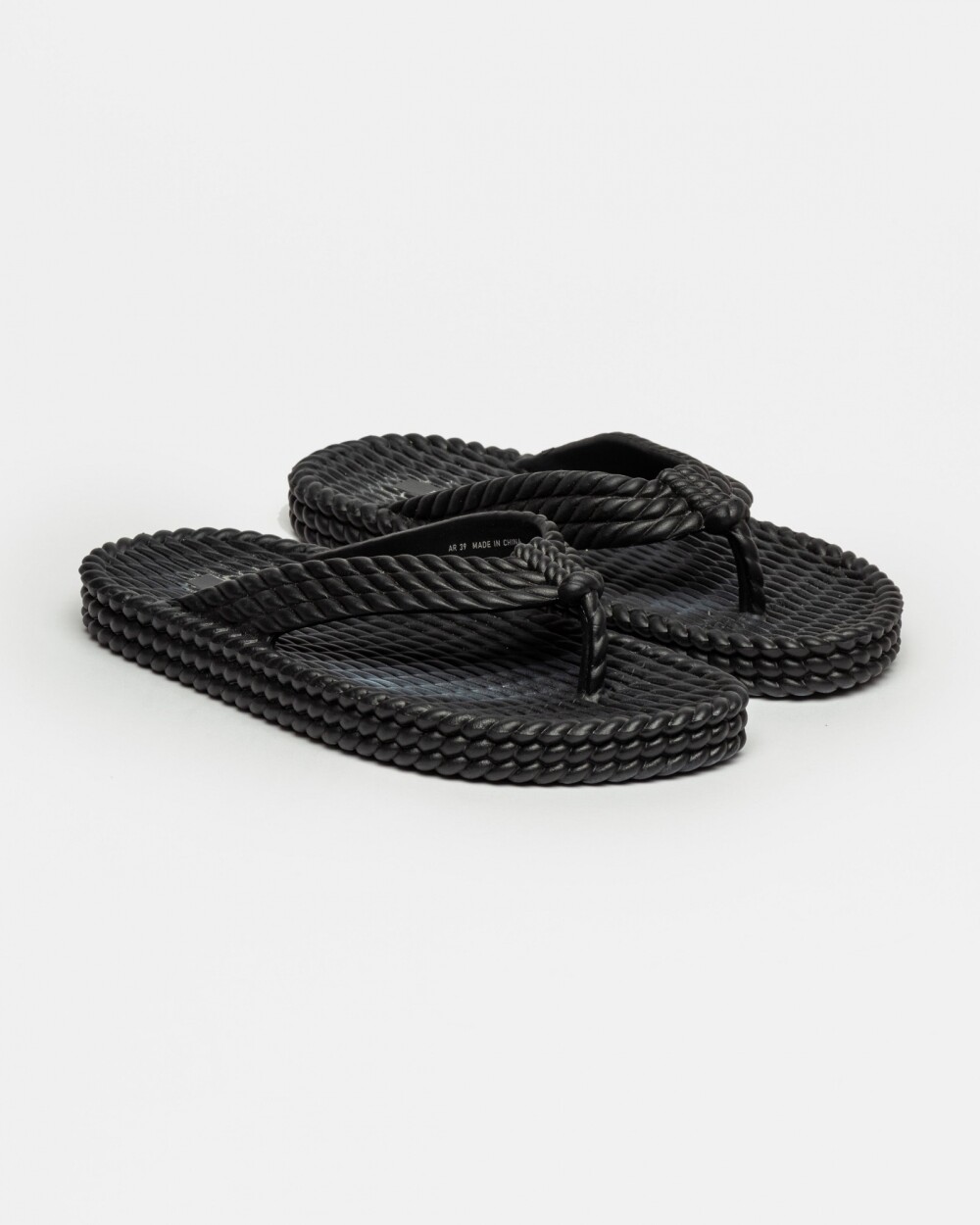 Flat Summer en full plastic Negro