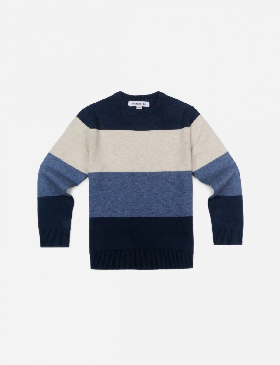 Sweater de niño - AZUL Y CELESTE 
