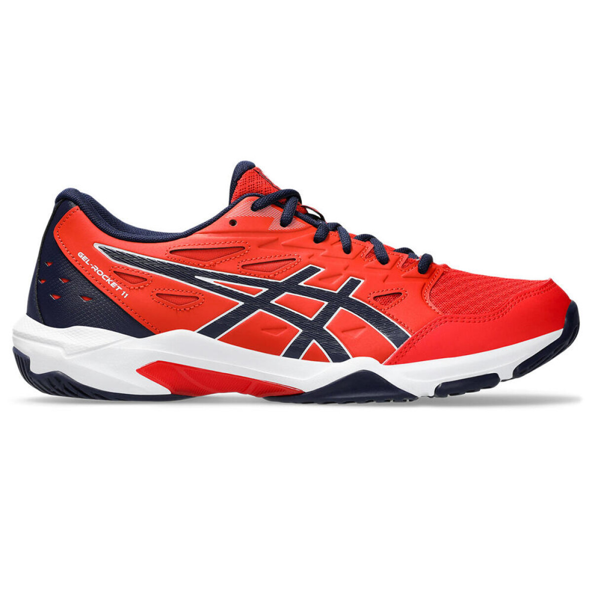 Zapatillas Voley GEL-Rocket 11 Hombre - Fiery Red/peacoat 