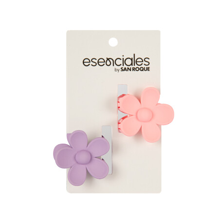 Pinza de Pelo Esenciales by San Roque Rosada y Violeta Pinza de Pelo Esenciales by San Roque Rosada y Violeta