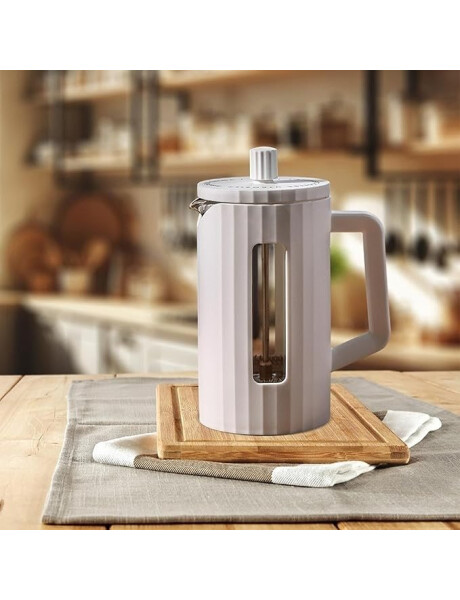 CAFETERA/TETERA FRENCH 350ML BOROSILICATO/PP BLANCO CATANIA CAFETERA/TETERA FRENCH 350ML BOROSILICATO/PP BLANCO CATANIA