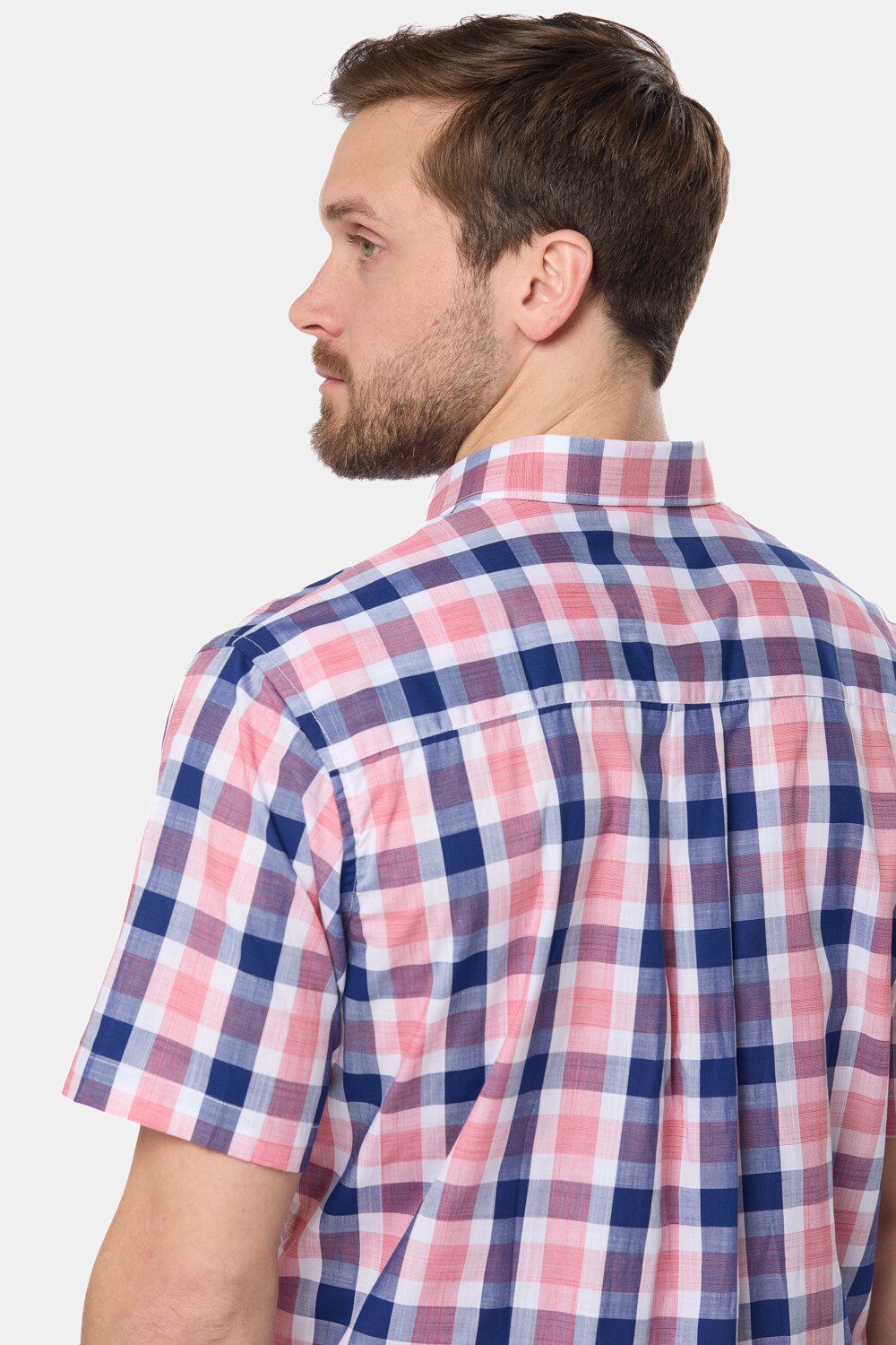 CAMISA A CUADROS Azul