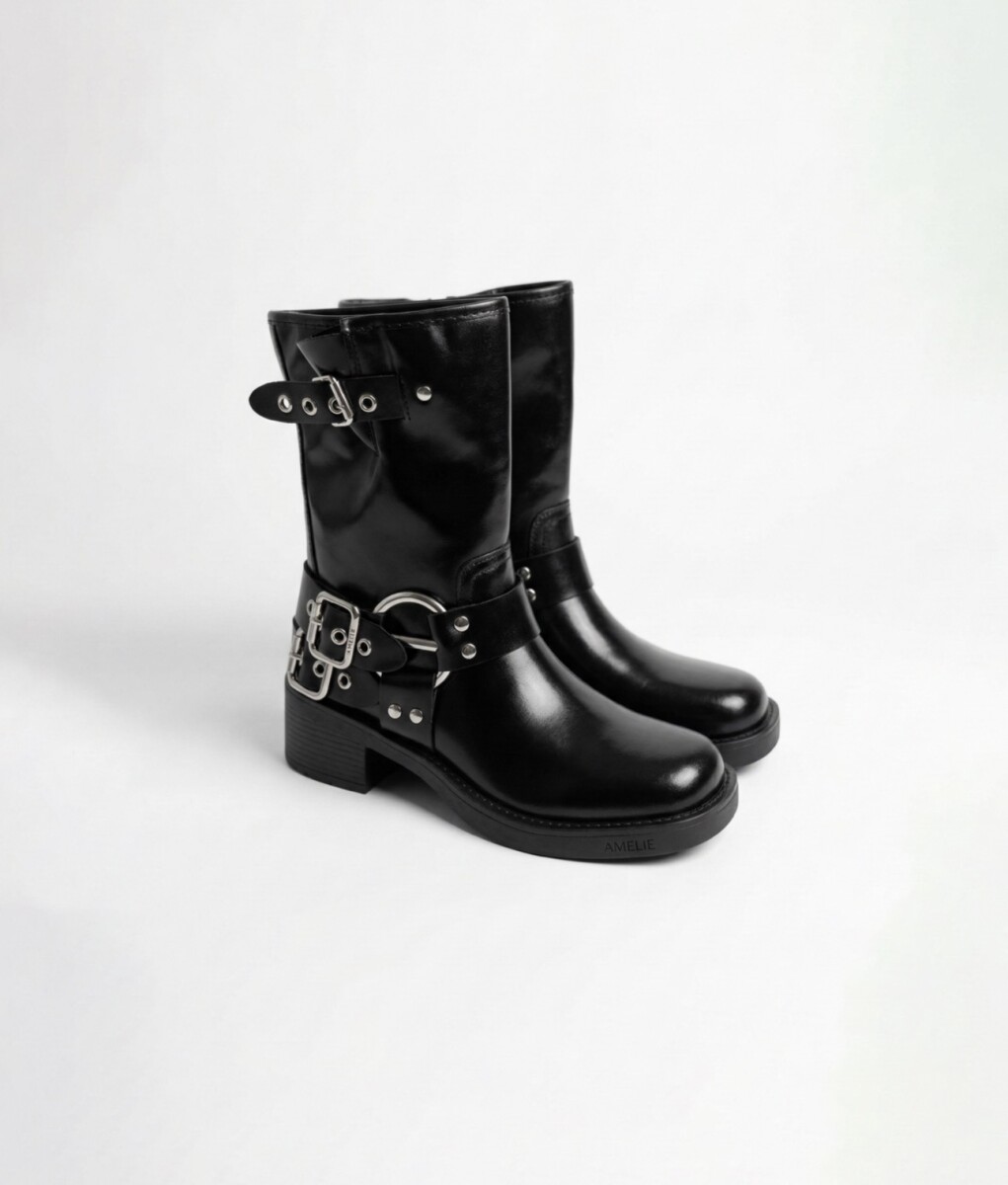 Bota Louise corta - negra 