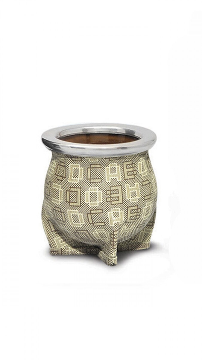 MATE DE CERÁMICA CHICO DELTA - LETRAS 