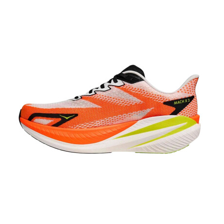 HOKA MACH X 3 White Orange