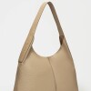 Bolso Tanner en cuero graneado Taupe