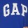 Remera Logo Gap Manga Corto Mujer Mosaic Blue
