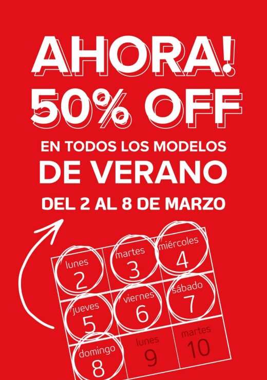 50 OFF de verano