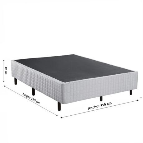 BOX PLAZA Y MEDIA BASE DE SOMMIER CAMA PREMIUM BOX PLAZA Y MEDIA BASE DE SOMMIER CAMA PREMIUM