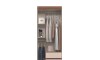 Ropero 3 puertas 2 cajones - Fit Marron