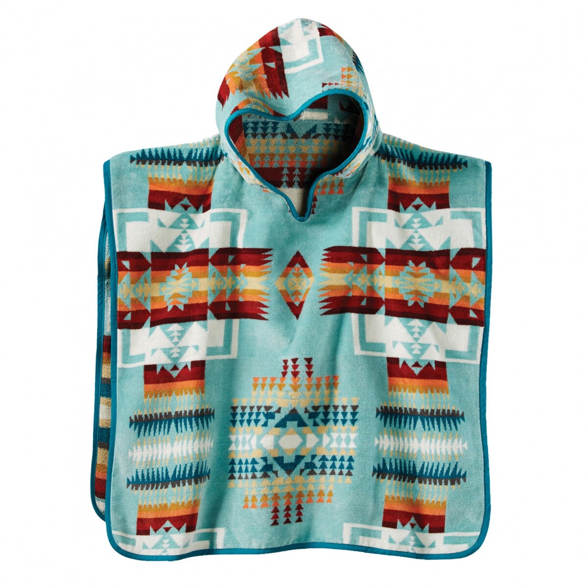 CHILD JACQUARD HOODED TOWEL 