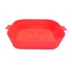 Set x2 Molde de silicona para freidora cuadrado 20x20x5 cm SURTIDO