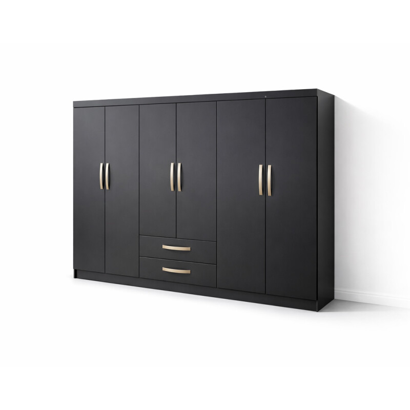 Ropero Placard 6 Puertas 2 Cajones 10 Estantes Ropero Placard 6 Puertas 2 Cajones 10 Estantes