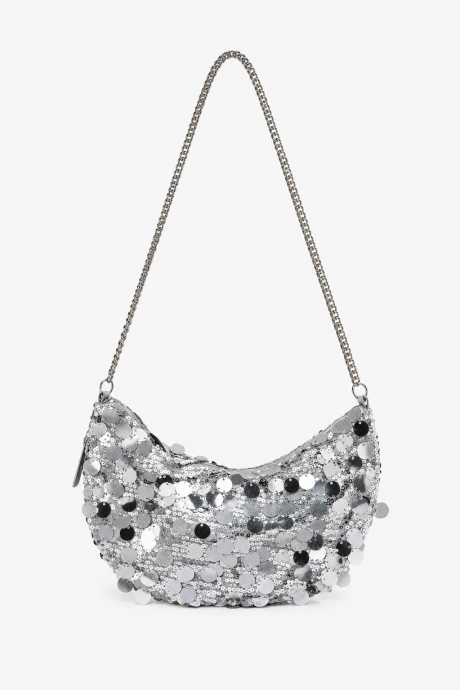 Cartera Sequins Plateado