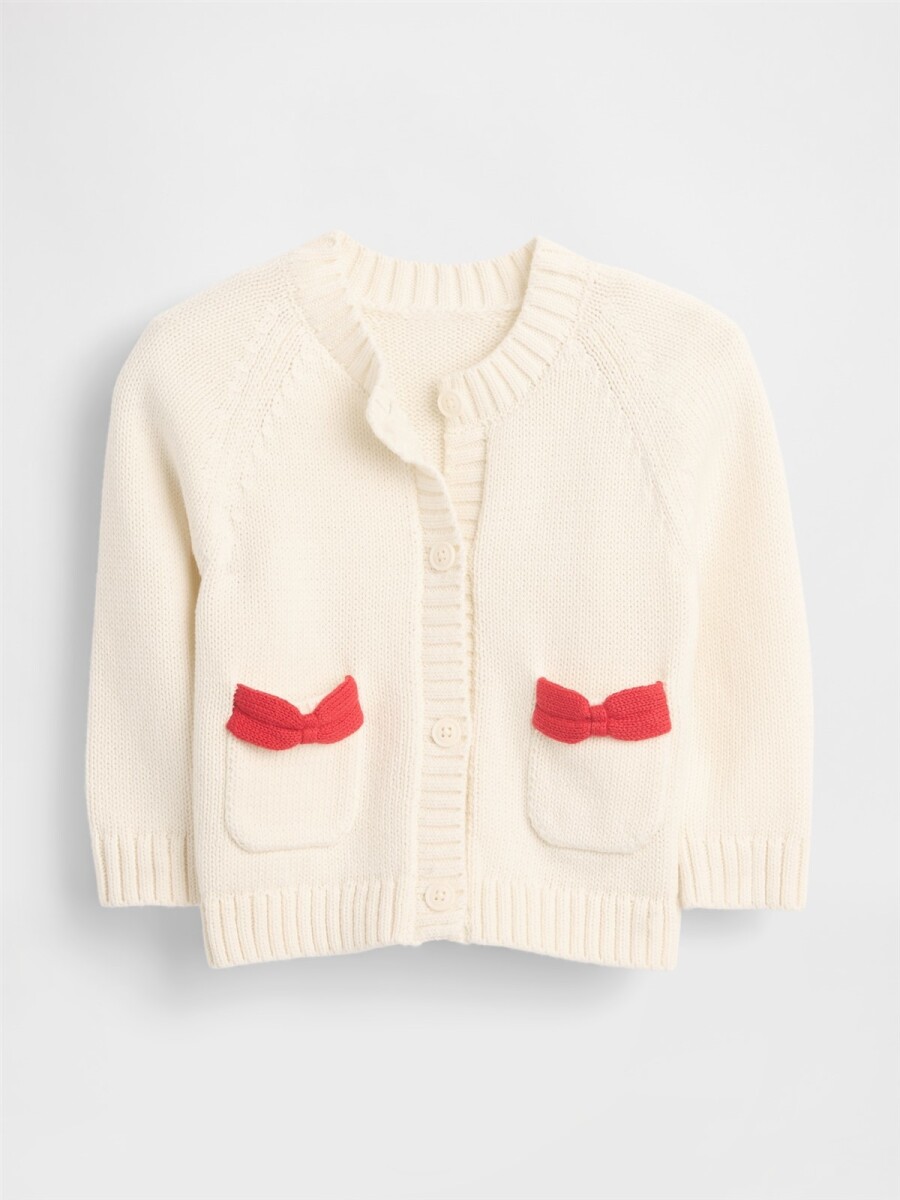 Saco Bow Bebé - Ivory Frost 
