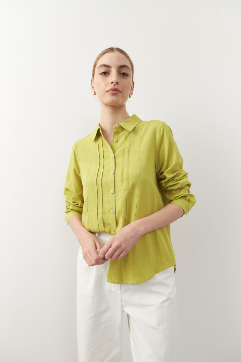 CAMISA MARLENNE Verde Manzana