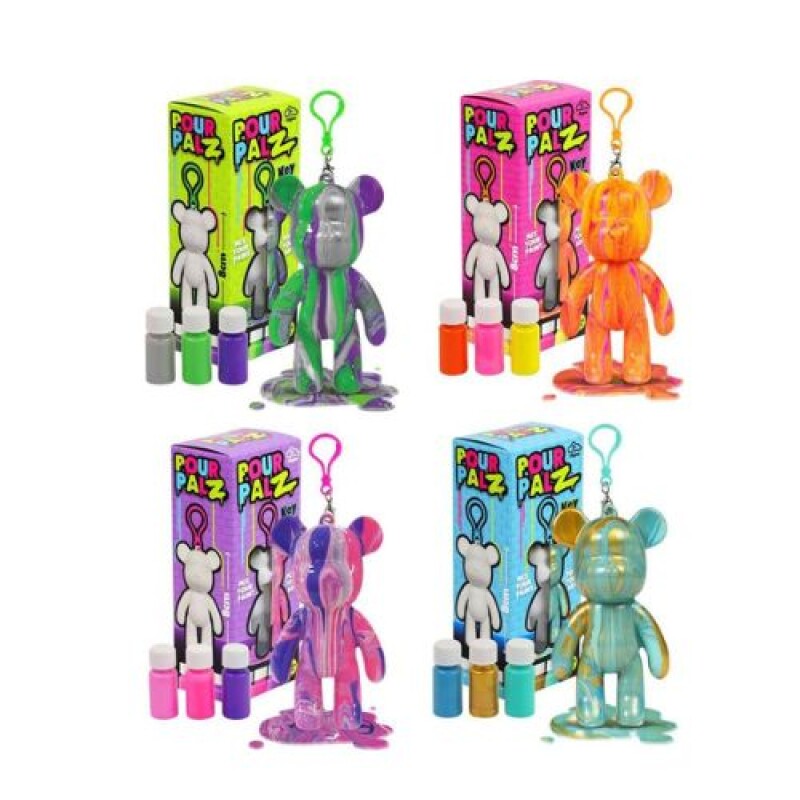 Pour Palz Llaveros Mini Ositos Surtidos Pour Palz Llaveros Mini Ositos Surtidos