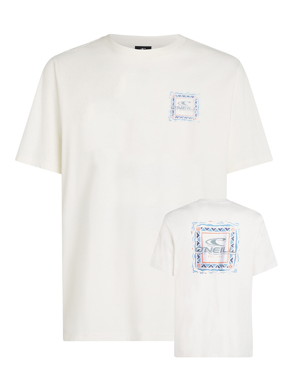 Remera O'Neill Patterns - Blanco 