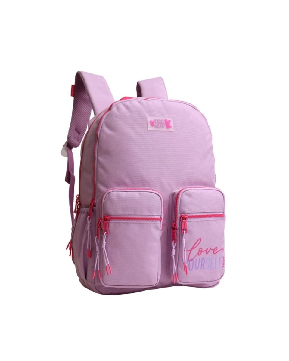 Mochila 2 bolsillos TEENS - Lila 