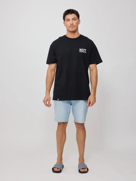 T-SHIRT RUSTY RAEL NEGRO