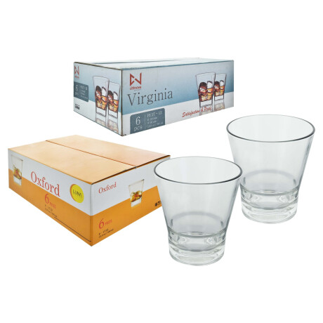 VASOS WHISKY X6 P-1712 VASOS WHISKY X6 P-1712