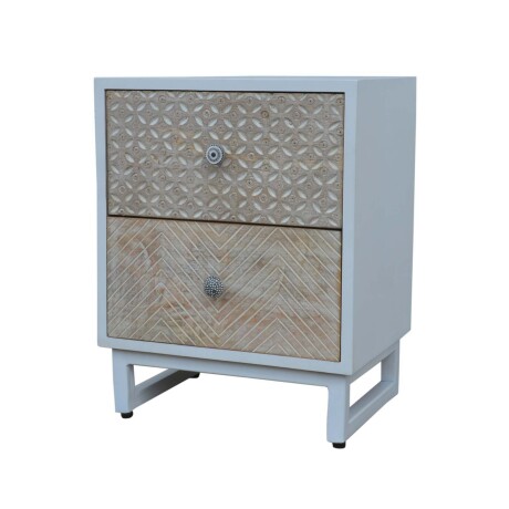 MESA DE LUZ MADERA BLANCO CALISTA