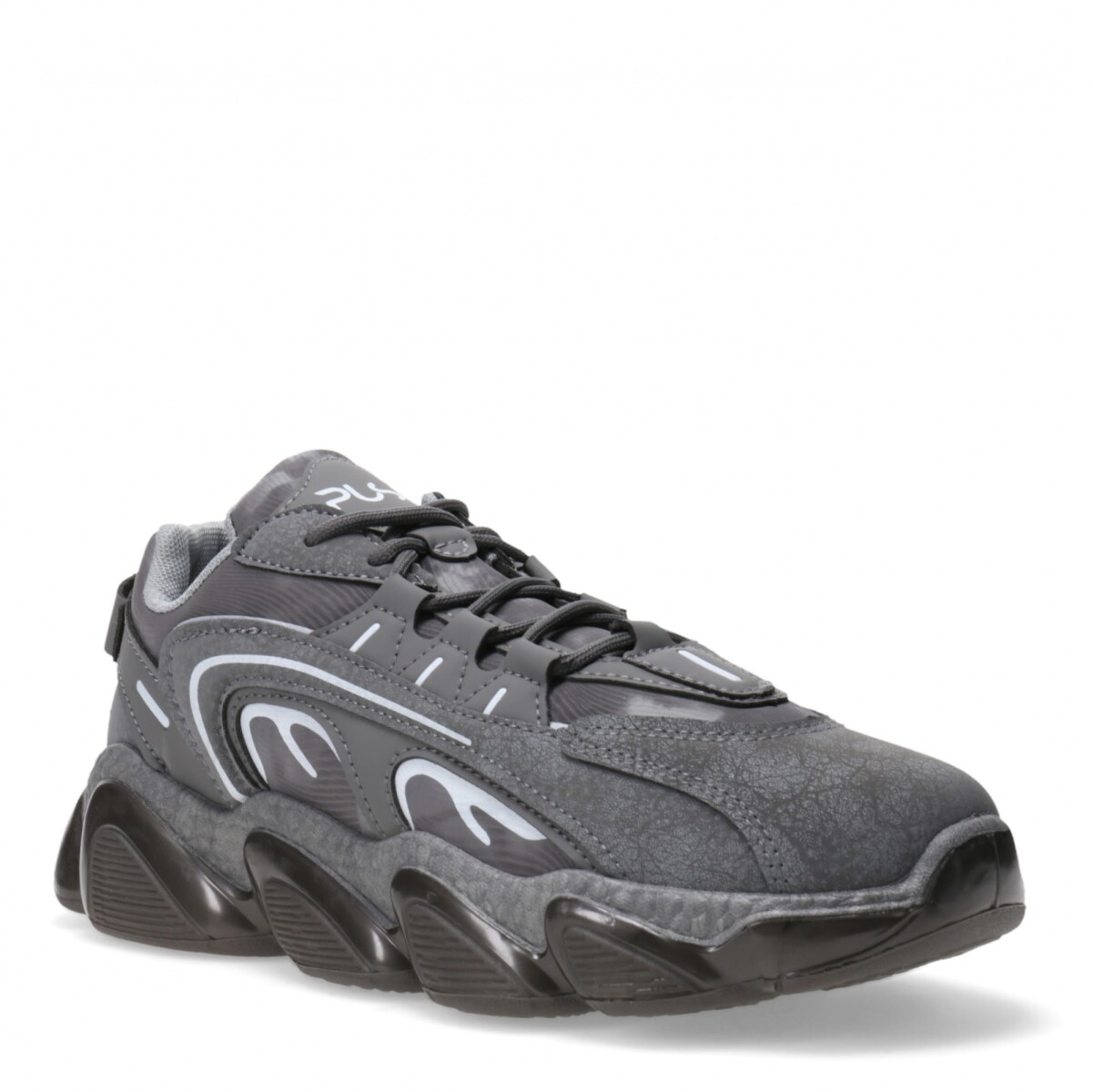 Championes de Hombre Push NUEVA YORK acordonado - Gris 