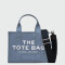 Marc Jacobs- Bolso de lona, The Small Tote Celeste